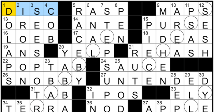 Part of an ear crossword clue