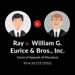 Ray v william g eurice & bros inc