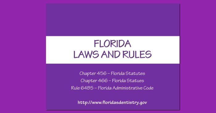 Florida dental laws and rules exam questions